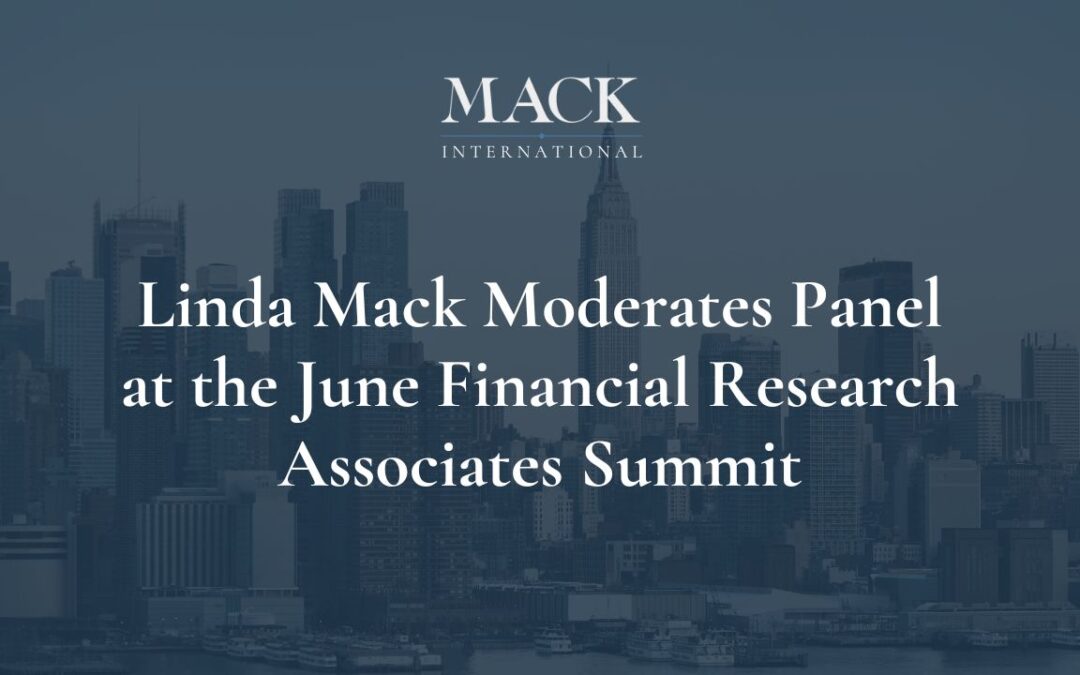 Linda Mack of Mack International Moderates Recruitment and Retention Trends Panel at the June Financial Research Associates Summit in New York, June 8-9