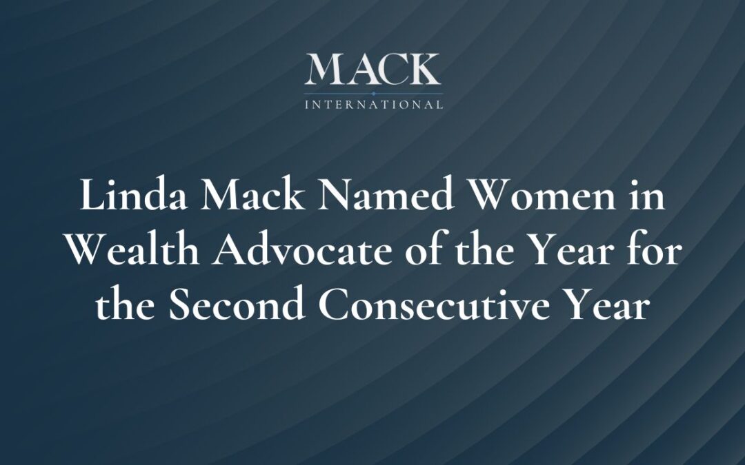 Linda Mack Named Women in Wealth Advocate of the Year for the Second Consecutive Time at the 2020 Private Asset Management Awards