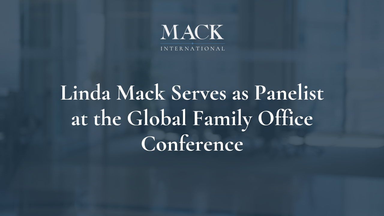 Linda Mack Named one of Top 50 Family Advisors in the World by Family Capital