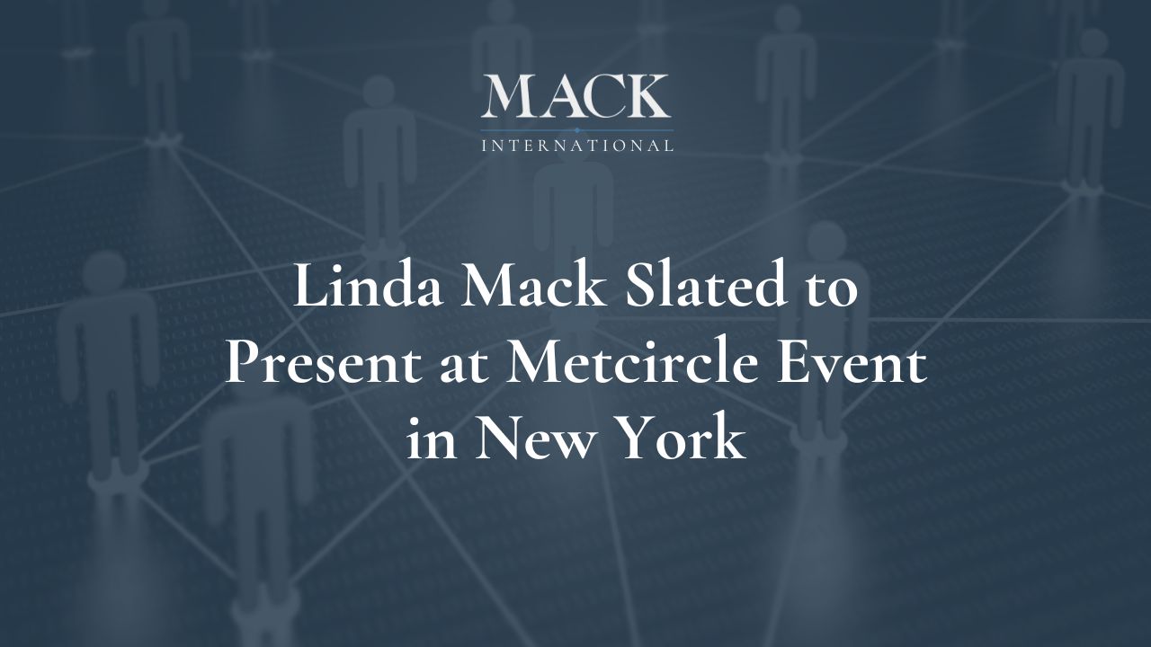 Linda Mack Slated to Present at Metcircle Event in New York