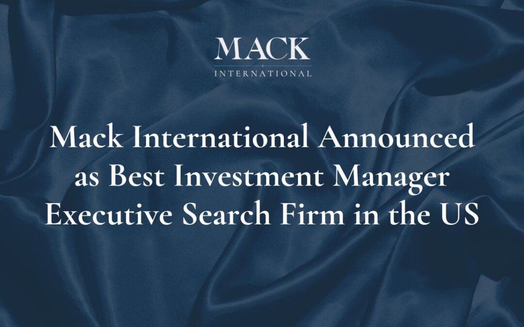 London based CFI.co Announces Mack International as Winner of the 2020 award for: Best Investment Manager Executive Search Firm United States