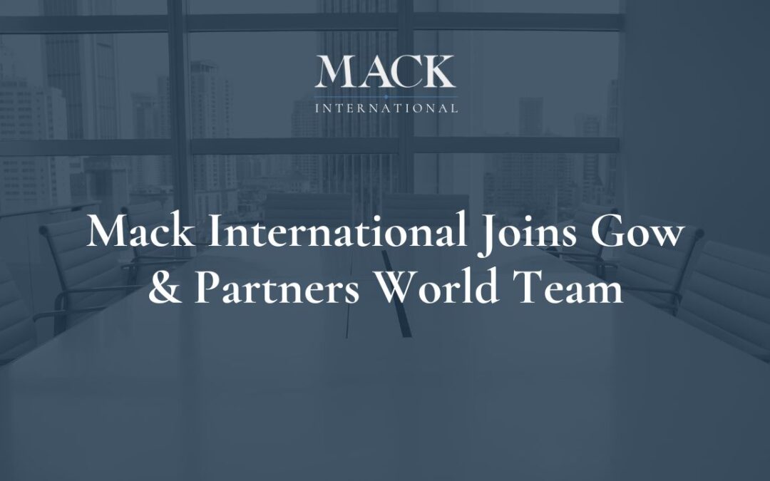 Mack International Joins Gow & Partners World Team