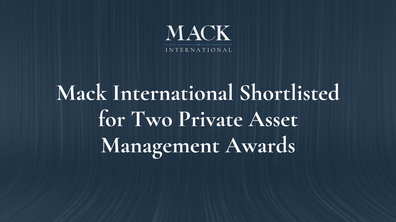Mack International named to 2020 Shortlist for two prestigious awards by Private Asset Management Magazine